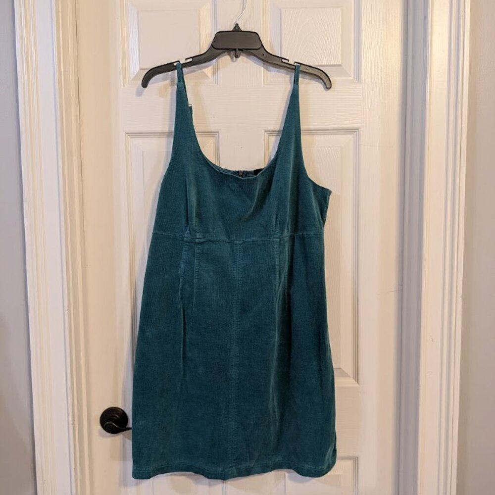 Wild Fable Green Corduroy Mini Dress